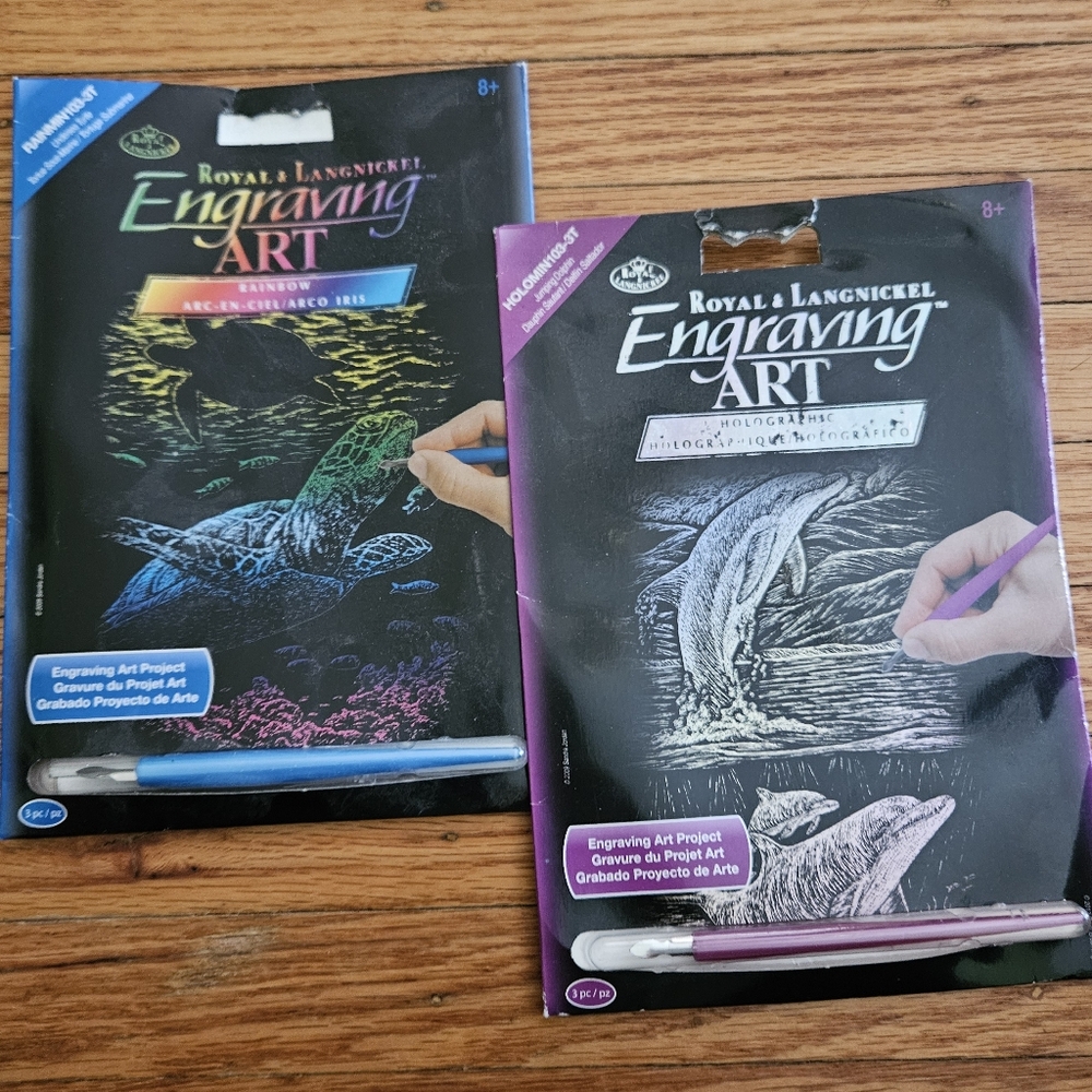 2 Engraving Art Kits